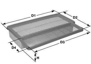 CLEAN FILTERS Ilmansuodatin MA3159